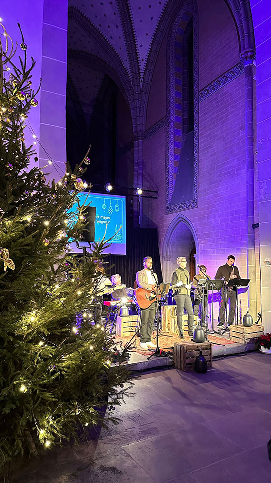 fond scène avec lumière